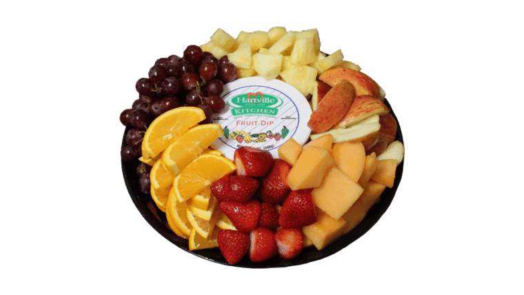 Assorted Fruit and Cheese Platter (Large – Serves 35) | Rental