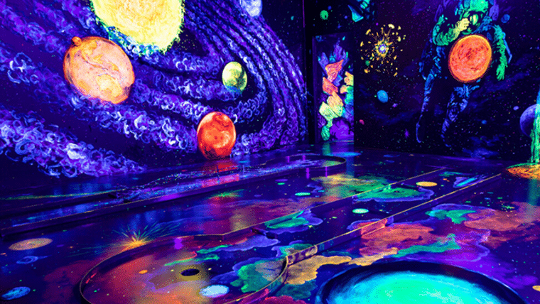 Kit – Neon Mini Golf Hole #1 Game Kit | Rental