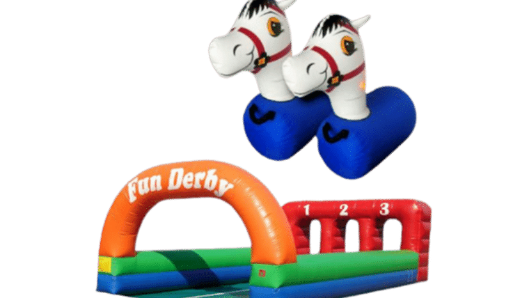 Inflatable Pony Racer Derby Track | Rental