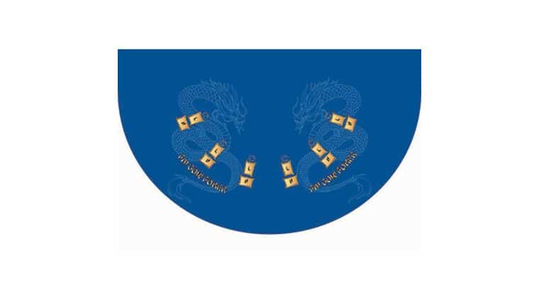Pai Gow Poker – 6′ Casino Game Table Kit – Blue | Rental