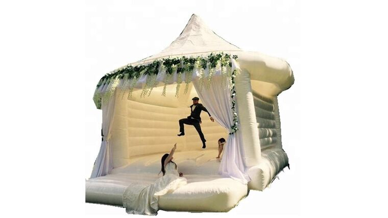 White Wedding Bounce House | Rental