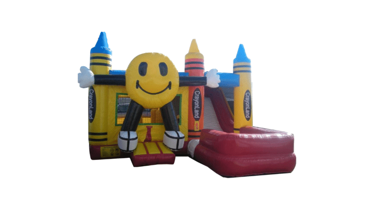 Happy Face Crayon Land Inflatable | Rental