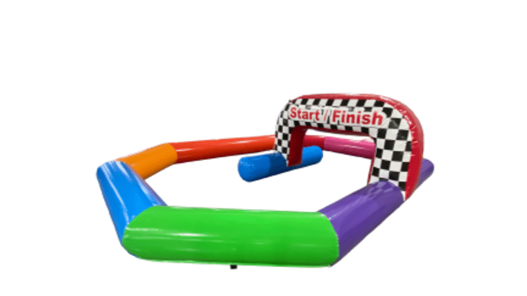 Inflatable Race Track (Red, Green & Blue) | Rental