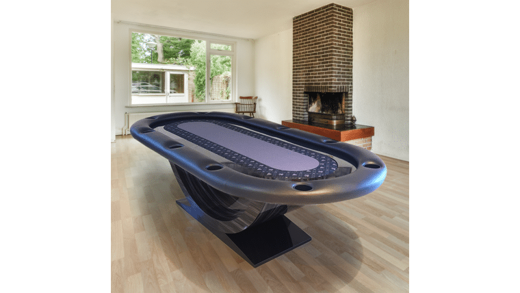 Part – 8′ Black Wood Custom 1 Piece Craps Rail | Rental Part – 8′ Black Wood Custom 1 Piece Craps Rail | Rental