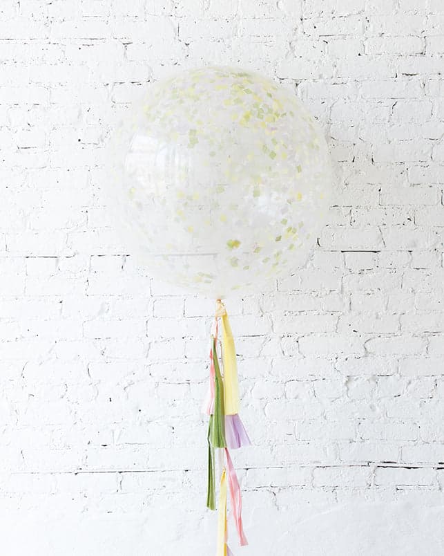 Easter – Confetti Giant Balloon with Tassel | Rental Easter – Confetti Giant Balloon with Tassel | Rental