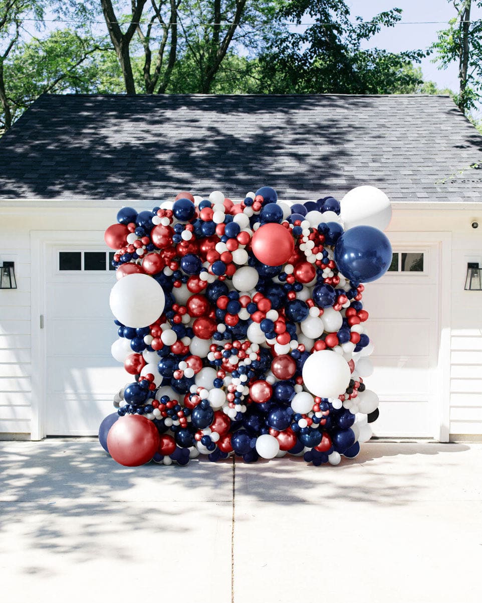 Red, White and Blue Balloon Wall | Rental Red, White and Blue Balloon Wall | Rental