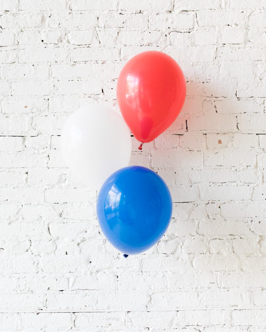 Red, White and Blue Palette 11in Balloons – bouquet of 3 | Rental Red, White and Blue Palette 11in Balloons – bouquet of 3 | Rental