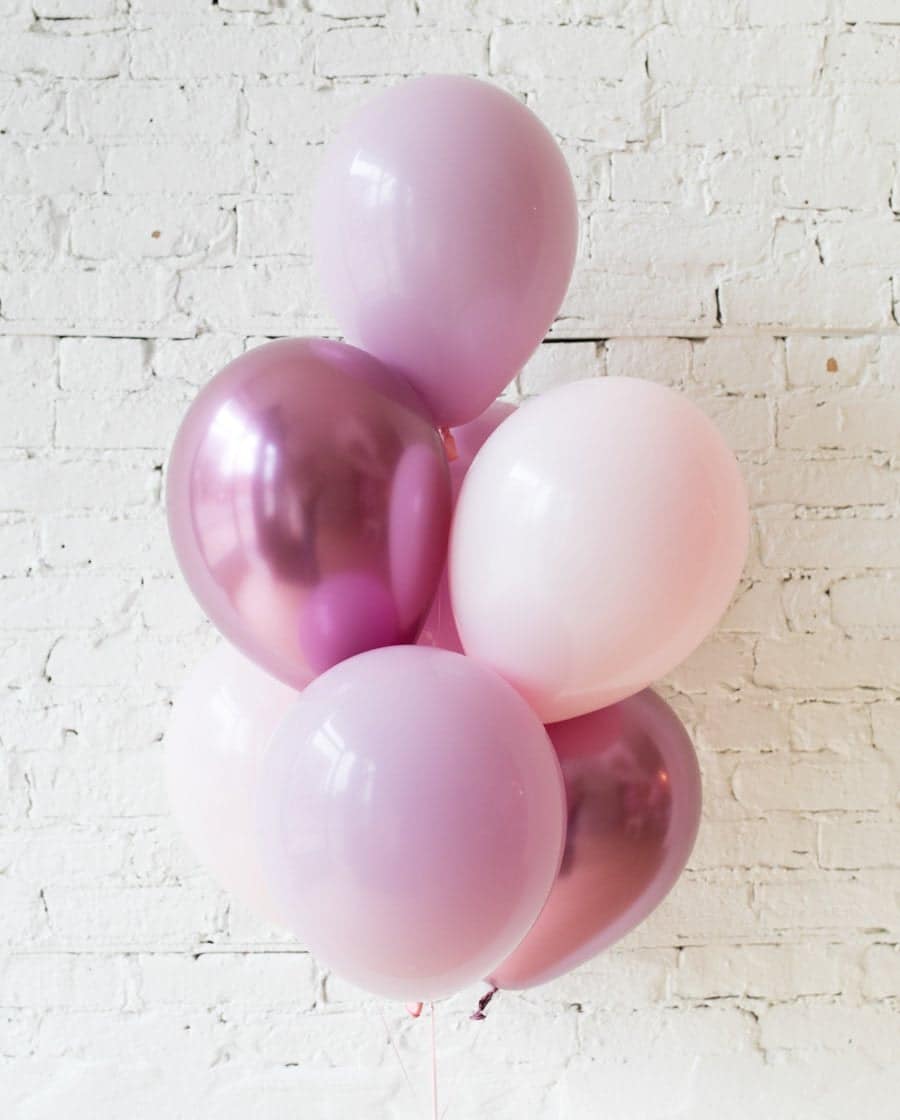 Modern Mauve – 11in Balloons – bouquet of 7 | Rental Modern Mauve – 11in Balloons – bouquet of 7 | Rental
