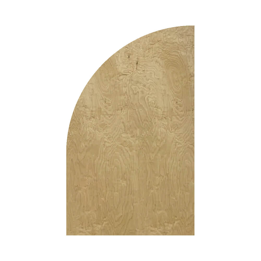 Chiara Arch Wall Panel – Wood – 72″H x 34″W (Right Leaning) | Rental