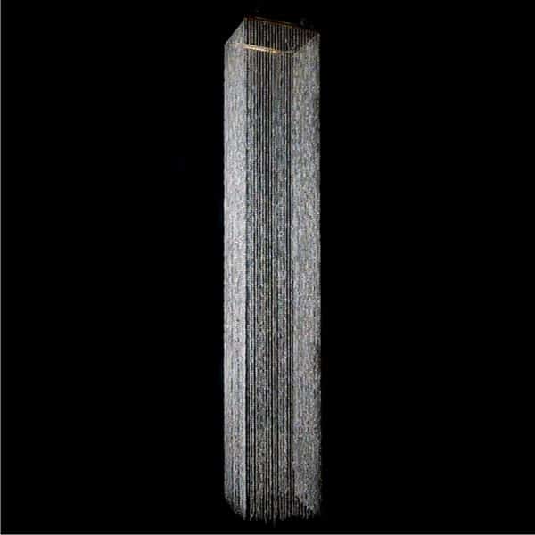 DecoStar™ 14ft Square Iridescent Crystal Column – STUNNING! | Rental DecoStar™ 14ft Square Iridescent Crystal Column – STUNNING! | Rental