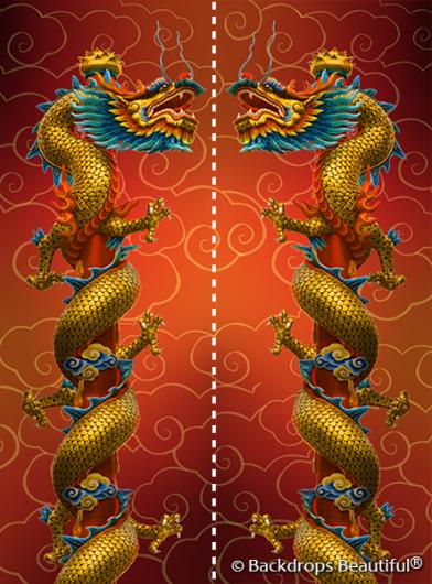 Asian Dragon Panel | Rental