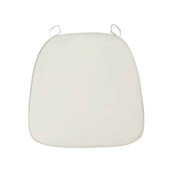 DecoStar™ Soft Ivory Fabric Cushion for Chiavari EnvyChair™ | Rental