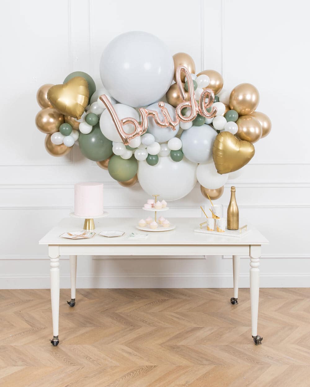 Botanical – BRIDE Balloon Backdrop Install Piece | Rental