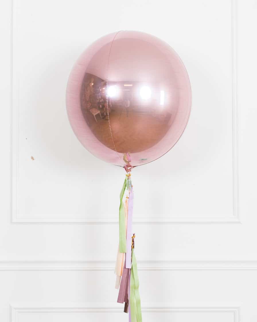 Butterfly Garden – 21in Orb Foil Balloon with Half-Tassel | Rental Butterfly Garden – 21in Orb Foil Balloon with Half-Tassel | Rental