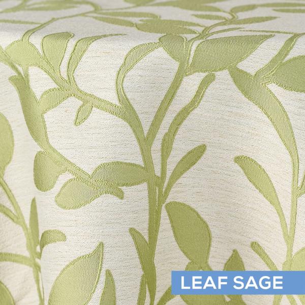 Sage Elf Leaf Tablecloth by Eastern Mills – Many Size Options | Rental Sage Elf Leaf Tablecloth by Eastern Mills – Many Size Options | Rental