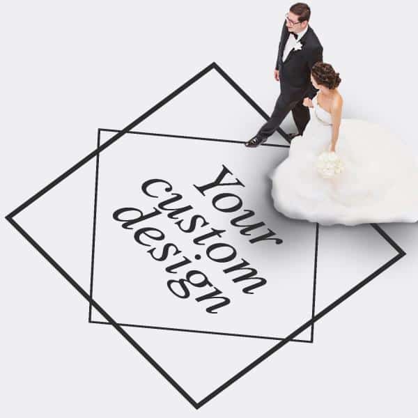 Premium Vinyl Dance Floor Wrap Custom Size & Design | Rental