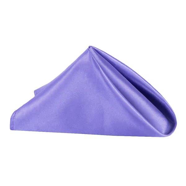 Sleek Satin Napkin 20″x20″ – Purple | Rental Sleek Satin Napkin 20″x20″ – Purple | Rental