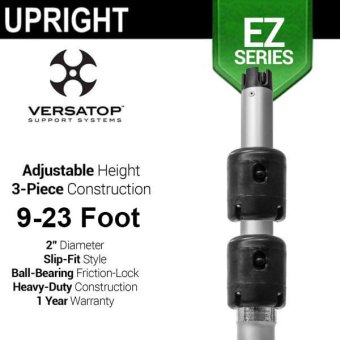 EZ Series – 3-Piece Adjustable Upright w/Slip-Lock (9ft-23ft) w/ Versatop™ | Rental
