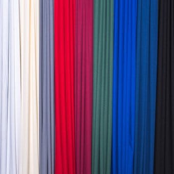 Poly Premier Plus “Poly Satin” by Eastern Mills – Cloth Drape Panel w/ Sewn Rod Pocket -10ft | Rental