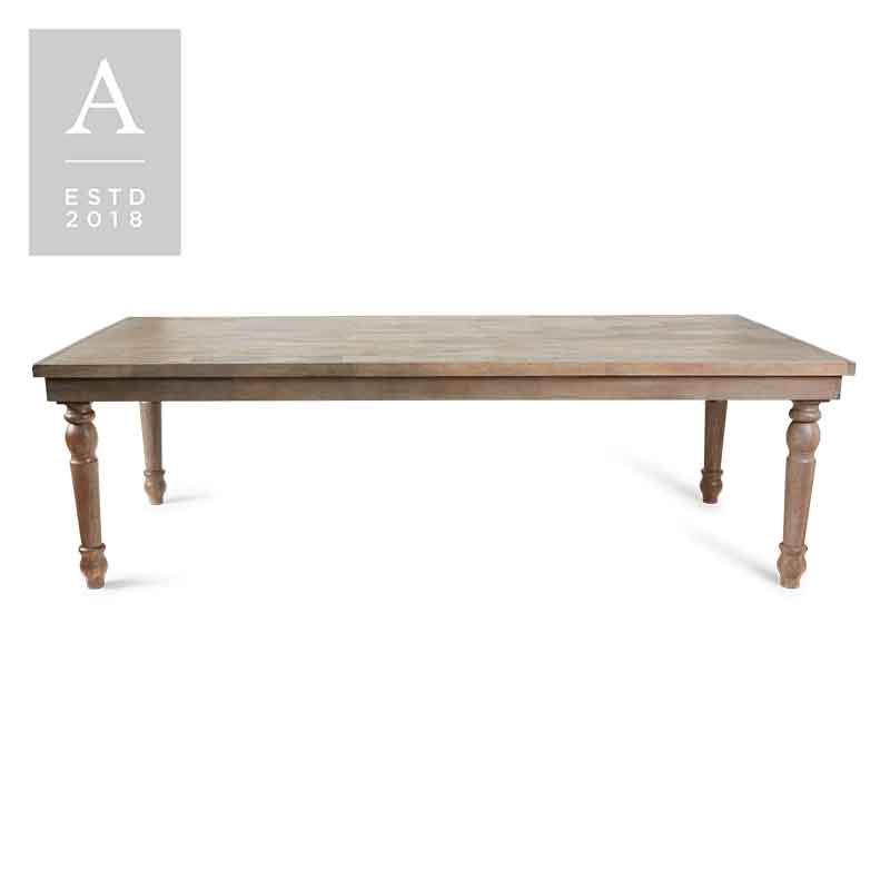 Heirloom Driftwood Dining Table | Rental