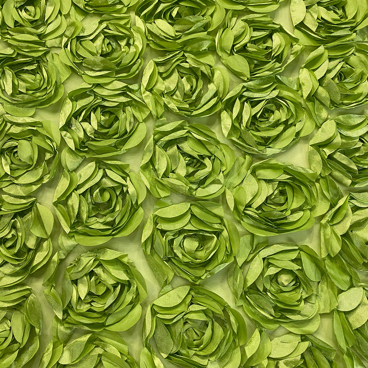 Peony Bouquet Wholesale Fabric in Lime | Rental