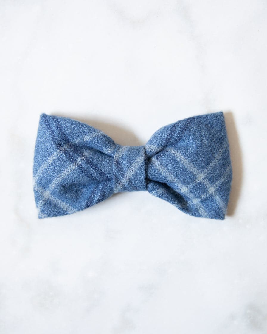 Foggy Dog – Harbor Plaid Flannel Dog Bow Tie | Rental