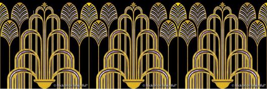 Art Deco  8 Fountains Digital Panel | Rental