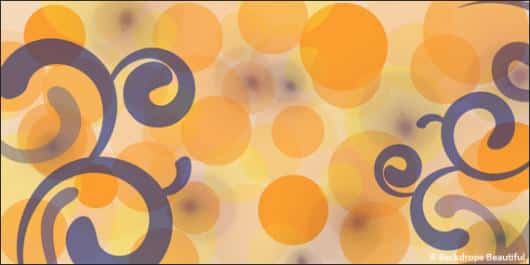 Swirls 1 Orange | Rental