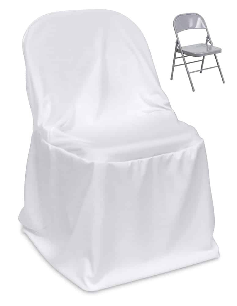 Poplin Metal Folding Chair Cover – Basic Quality | Rental