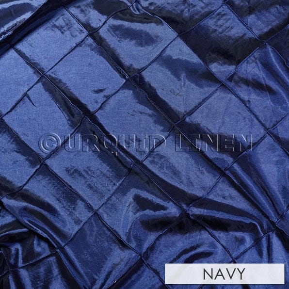 87pcs – 4″ Pintuck – 6″x108″ Sash w/ Straight Ends – Navy | Rental