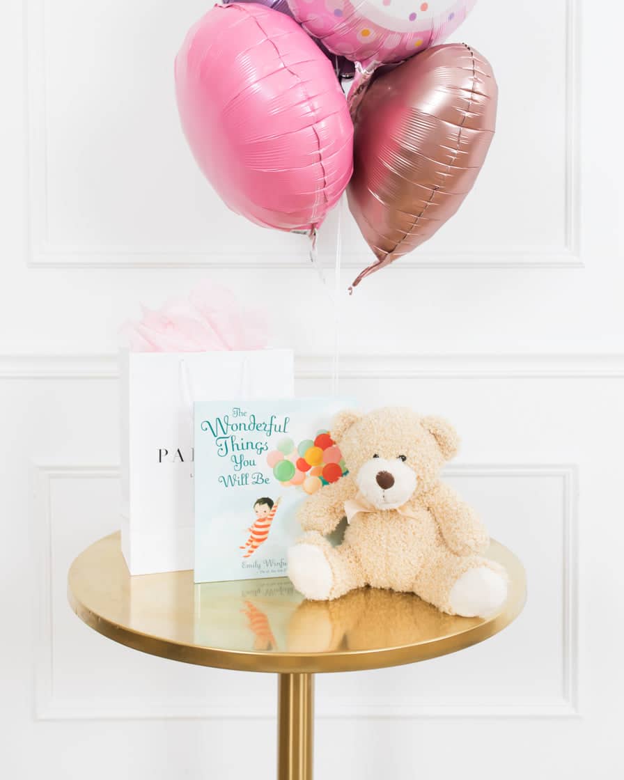 GIFT- New Baby Girl Children’s Book & Balloon Set | Rental