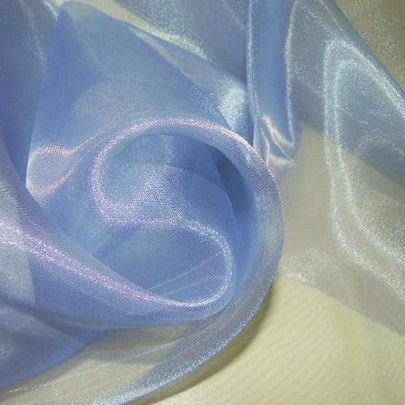 Crystal Organza Wholesale Fabric in Blue D 124 | Rental