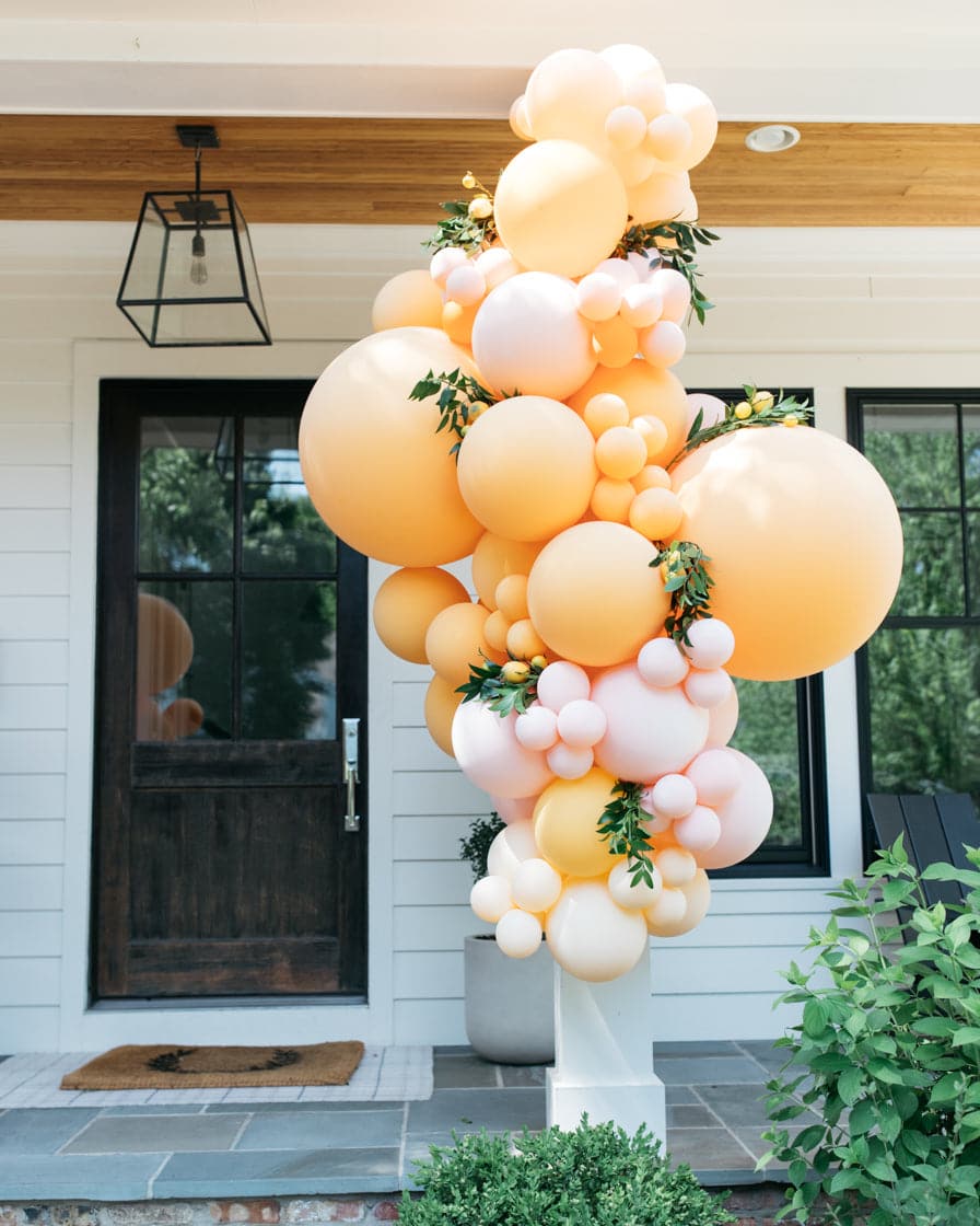 OUTDOOR – Bridal – Balloon Install Piece with Greenery – 6ft | Rental