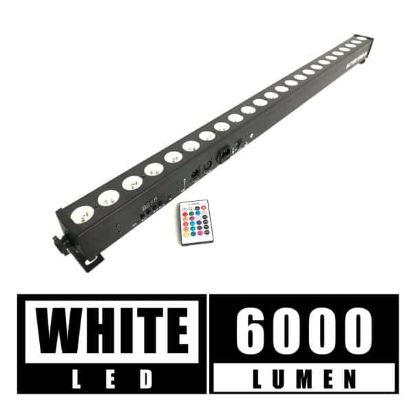 LED DMX Light Bar “Super Bright” 3.5ft 6-in-1 RGBWA+UV – Produces Any Color! | Rental