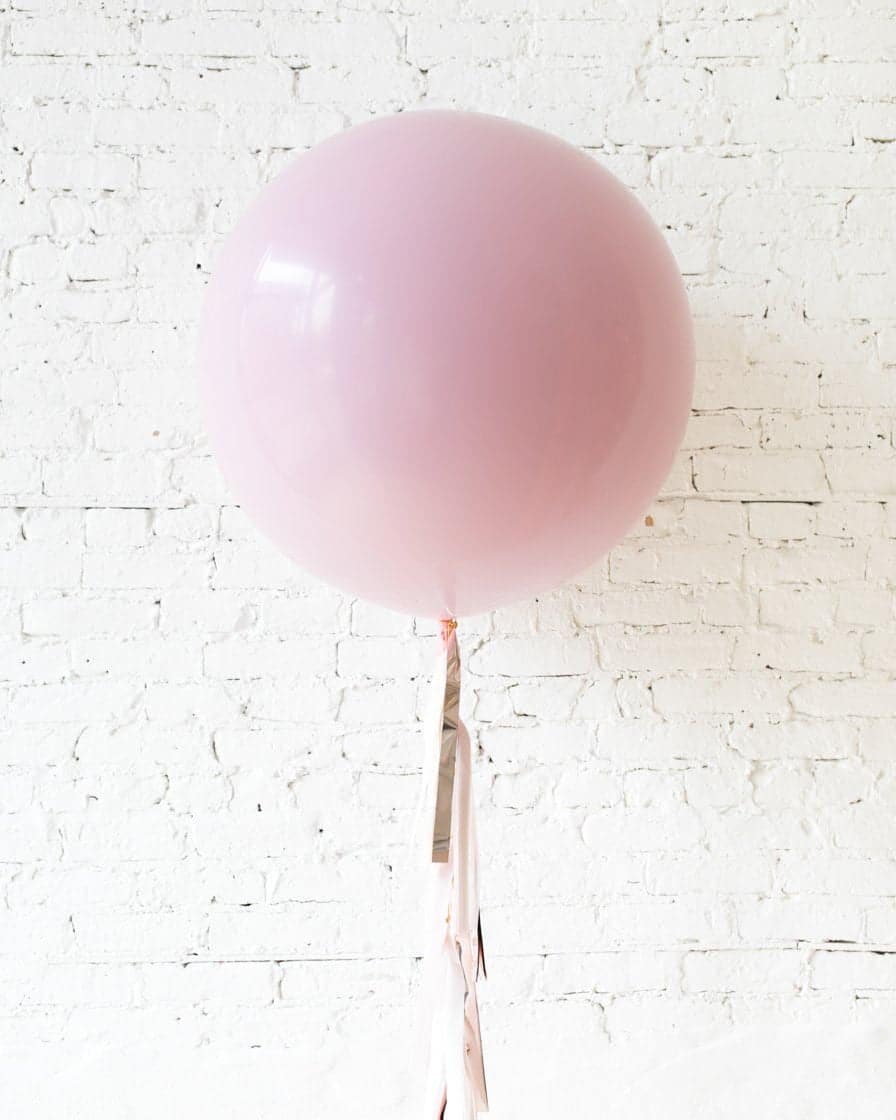 Modern Mauve – Giant Balloon with Tassel | Rental Modern Mauve – Giant Balloon with Tassel | Rental