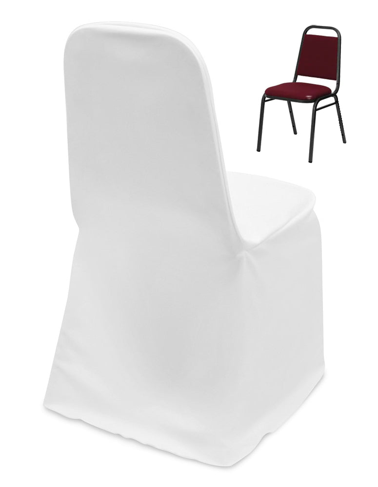 Poplin Stacking Banquet Chair Cover – Basic Quality | Rental Poplin Stacking Banquet Chair Cover – Basic Quality | Rental