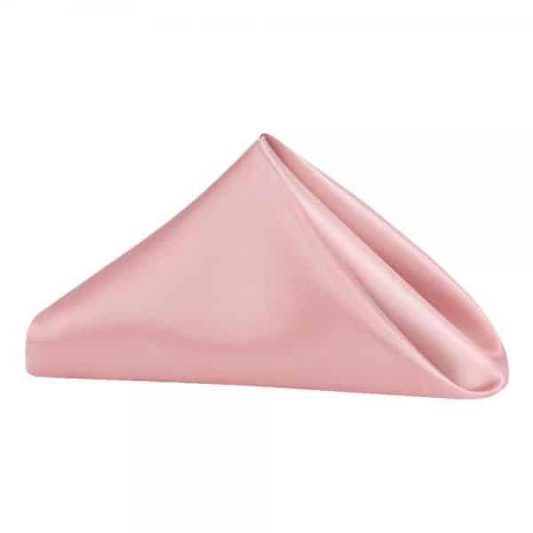 Sleek Satin Napkin 20″x20″ – Dusty Rose/Mauve | Rental Sleek Satin Napkin 20″x20″ – Dusty Rose/Mauve | Rental