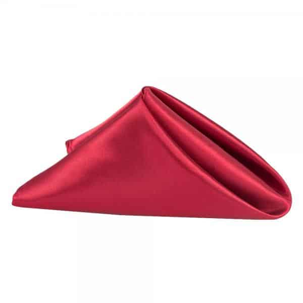 Sleek Satin Napkin 20″x20″ – Burgundy | Rental Sleek Satin Napkin 20″x20″ – Burgundy | Rental