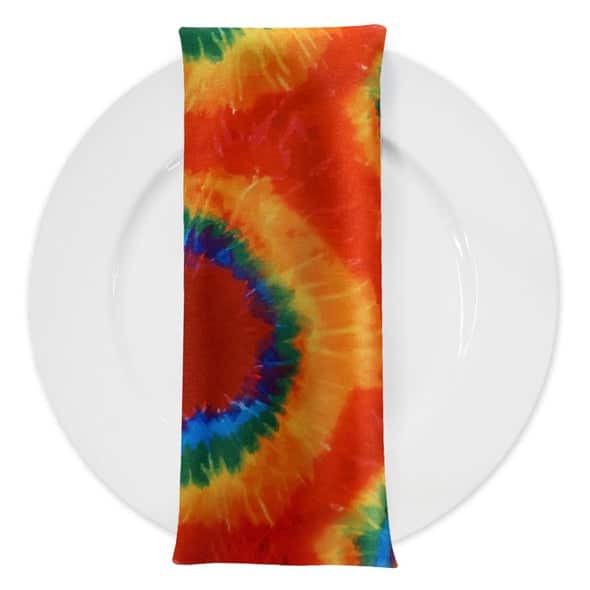 Tie-Dye Print (Dupioni) Table Napkin | Rental