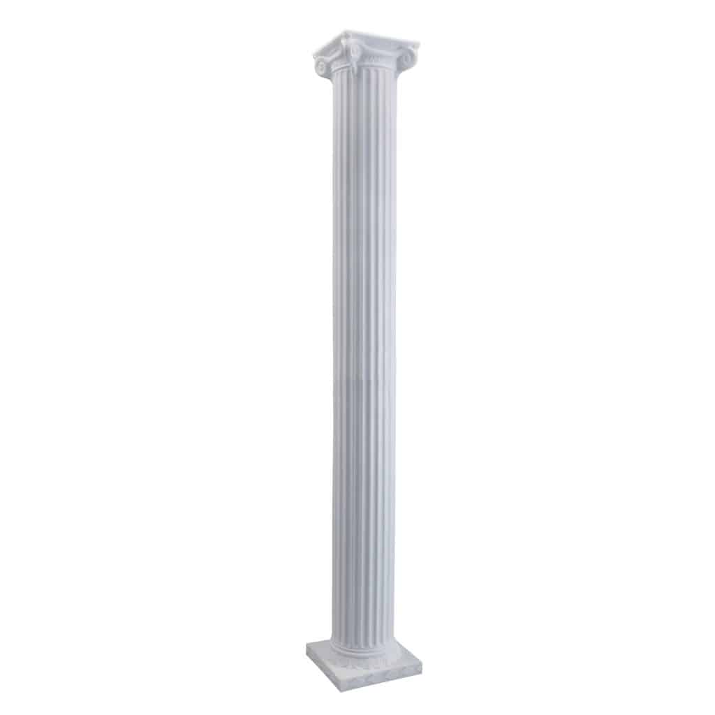 Empire 84″ Column – White | Rental
