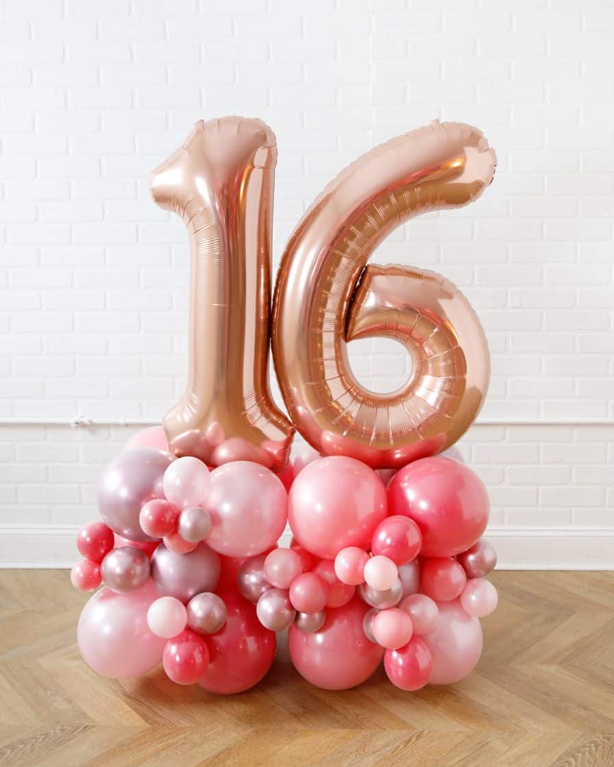 Life In Plastic – Number Balloon Pedestal Pedestal – 3ft | Rental