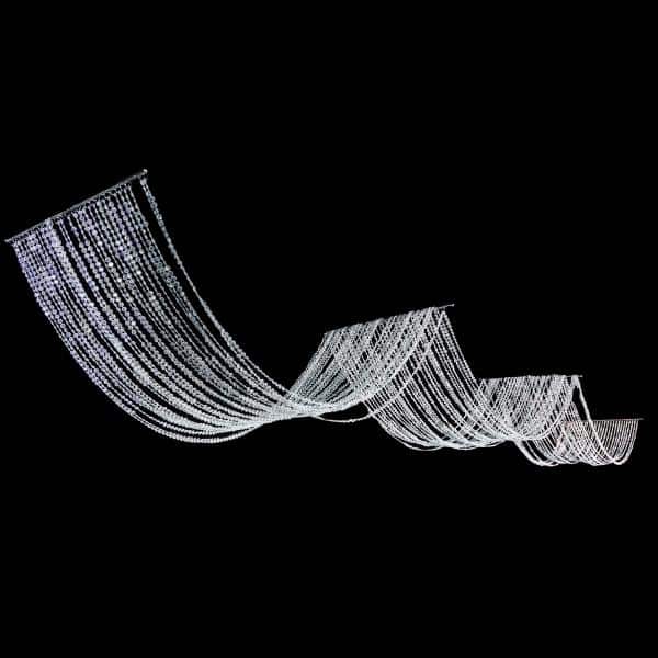 DecoStar™ 15ft. Crystal Ceiling Draping Panel – 20″ Wide | Rental DecoStar™ 15ft. Crystal Ceiling Draping Panel – 20″ Wide | Rental