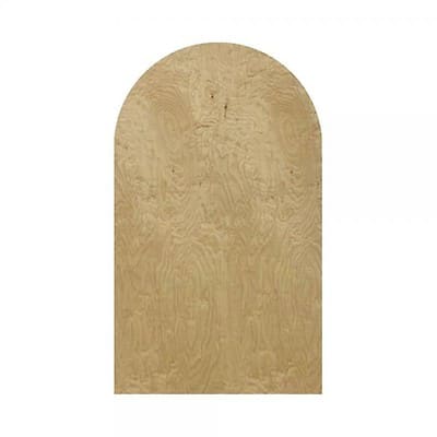 Chiara Full Arch Wall Panel – Wood (80″H x 34″W) | Rental