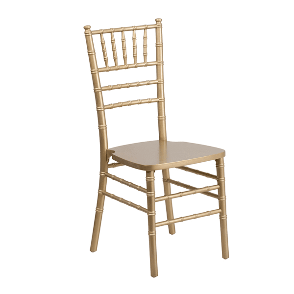EnvyChair™ Elegant Wood Chiavari Chair – Gold | Rental