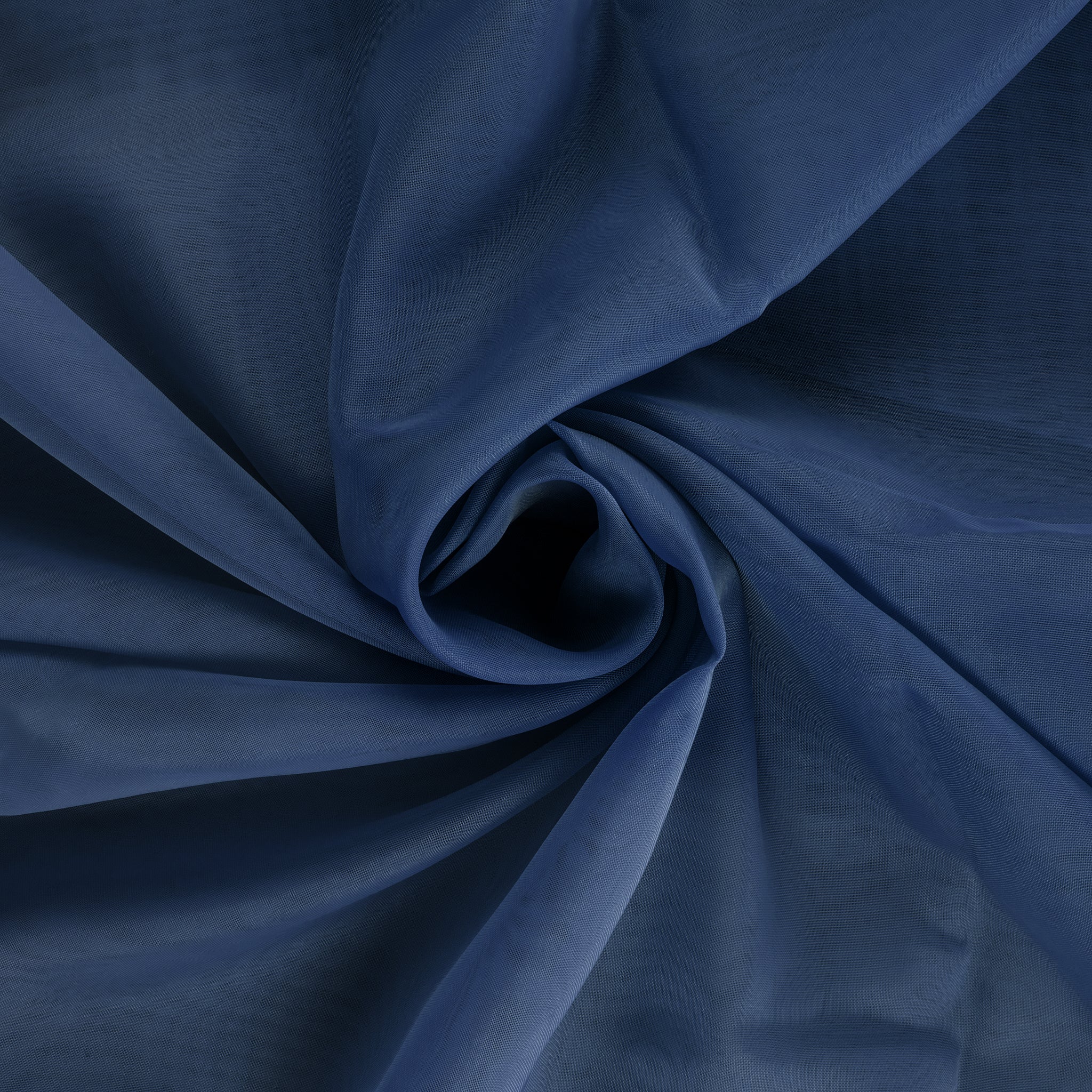 10 yards x 118″ Flame Retardant (FR) Voile Sheer Fabric Roll/Bolt – Navy Blue | Rental