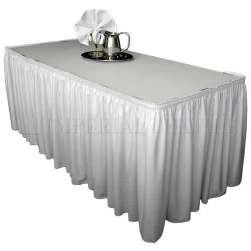 9ft Long Poly Premier Table Cover / Topper – 30 Inches Wide | Rental 9ft Long Poly Premier Table Cover / Topper – 30 Inches Wide | Rental