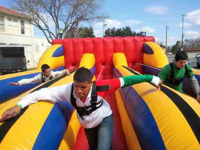 3 Lane Bungee Run/Lane Inflatable Game | Rental