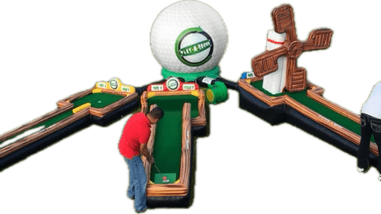 3 Hole Mini Golf Game Inflatable | Rental