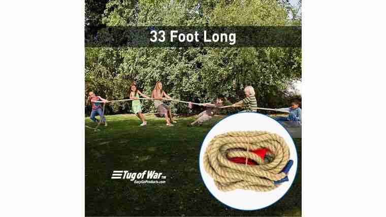 33' Tug Of War Rope With Flag Lawn Game | Used - Purchase