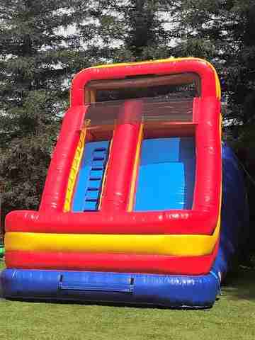 18′ Single Lane Inflatable Dry Slide Game | Rental